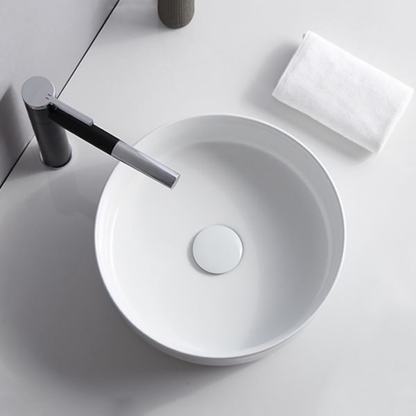 BowLift | Modern Sink Ceramic Solid Color Round Sink