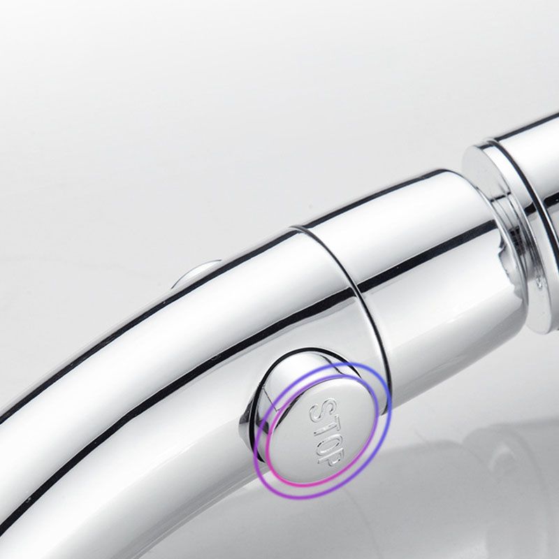 BowLift | Contemporary Shower Combination Hand Shower Plastic Wall Mount Round Shower Head Combination