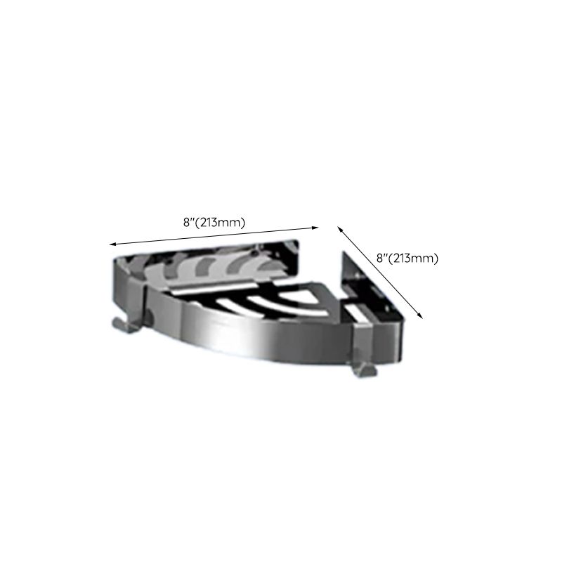 BowLift | Contemporary bathroom accessory set made of aluminum with towel holder/bath shelf