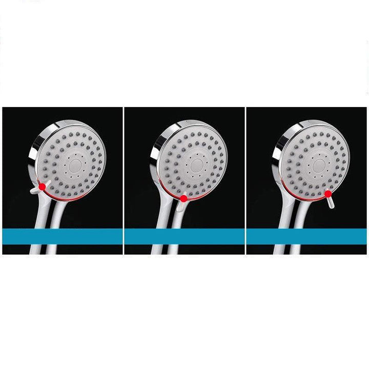 BowLift | High Pressure 8 Inch Shower Set 3-Function Hand Shower Stainless Steel Square Top Light