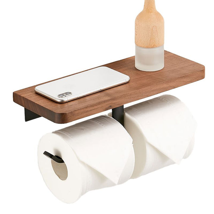 BowLift | Solid Wood Bathroom Accessories Set Foldable Metal Bathroom Accessories