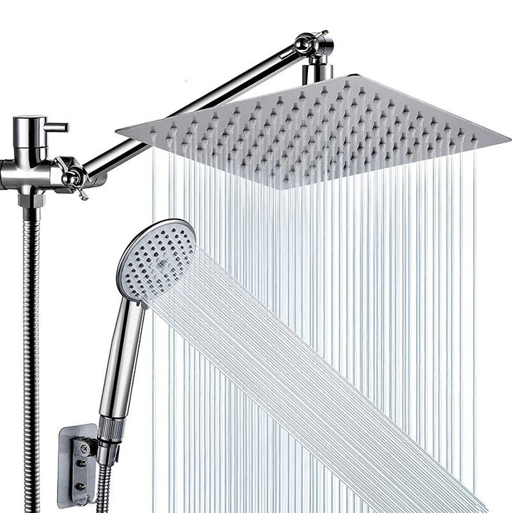BowLift | Square Shape Double Shower Heads Modern Home Metal Double Shower Heads