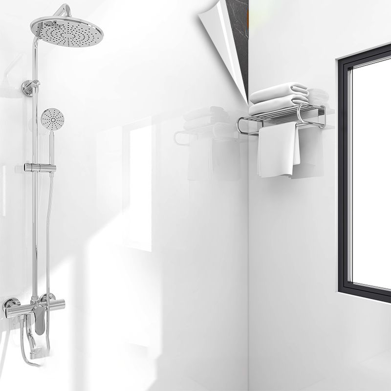 BowLift | Modern Peel and Stick Splash Guard Wall Tile PVC Wallpaper for Shower