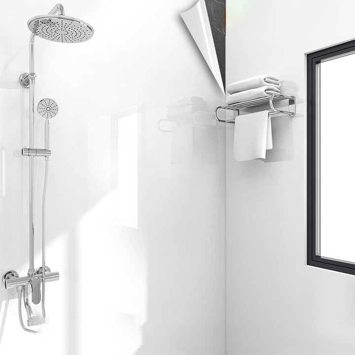 BowLift | Modern Peel and Stick Splash Guard Wall Tile PVC Wallpaper for Shower