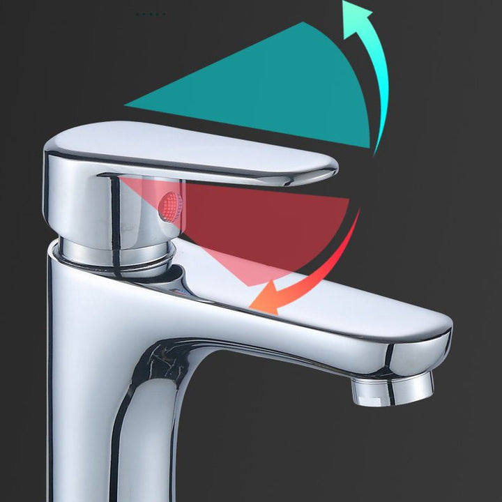 BowLift | Modern Sink Faucet Monochrome Brass Sink Faucet for the Bathroom