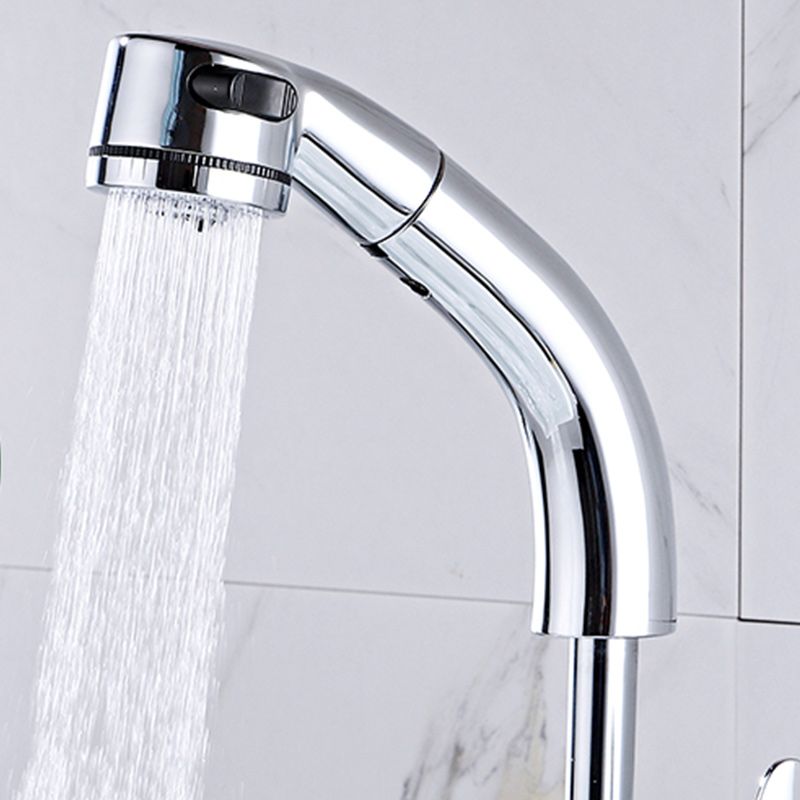 BowLift | Modern Simple Vessel Sink Faucet High Arc Bathroom Sink Faucet