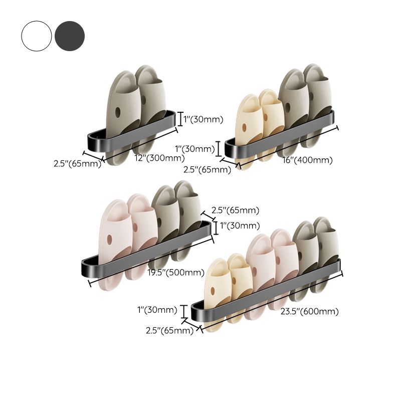 BowLift | Minimalist Bathroom Accessory Set Metal Slipper Rack/Towel Holder