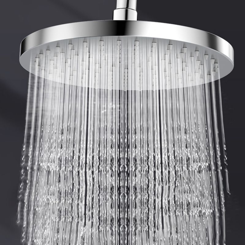 BowLift | Metal Shower Combo Contemporary Fixed Shower Head with Round and Rectangular Shape
