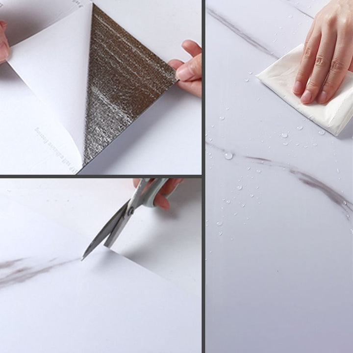 BowLift | Modern Peel and Stick Backsplash Wall Tile PVC Tile-Peel & Stick
