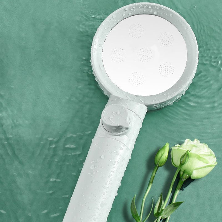 BowLift | Hand Shower Adjustable Spray Pattern White Round Shower Head