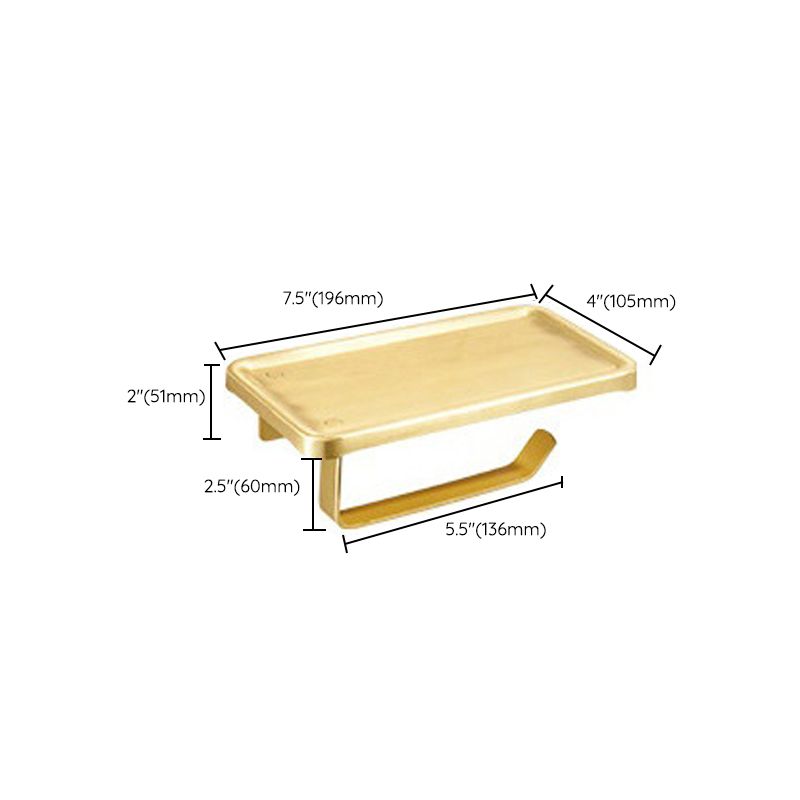 BowLift | Modern Bathroom Hardware Paper Holder Bathroom Shelf Gold Bathroom Accessories Set