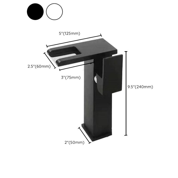 BowLift | Single-Handle Basin Faucet 1-Hole Widely Used Bathroom Sink Faucet with LED Lighting