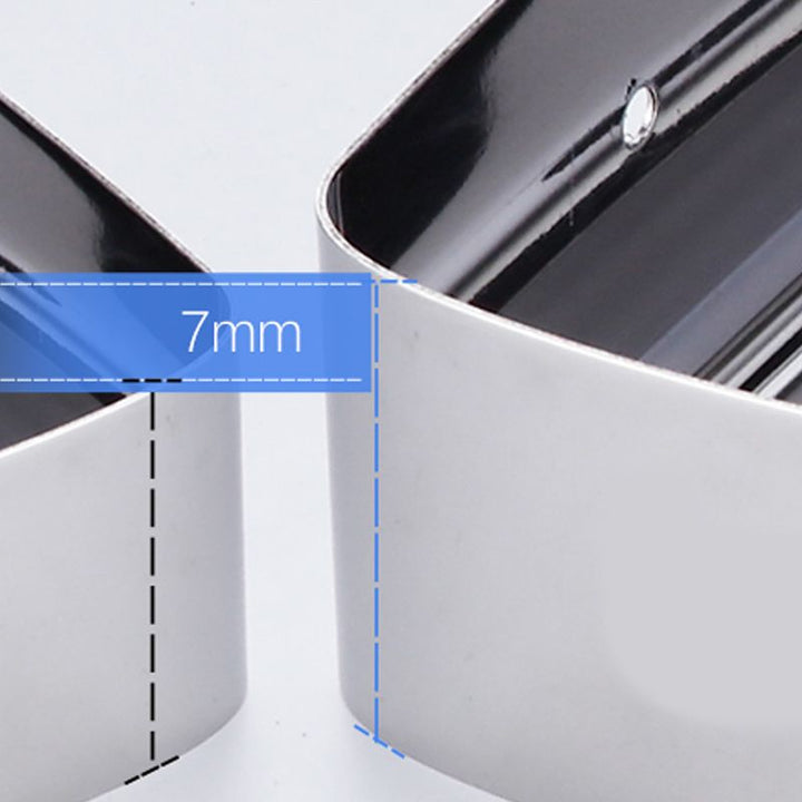 BowLift | Modern Stainless Steel Bathroom Accessory Set Rectangular & Triangle Bathroom Shelf