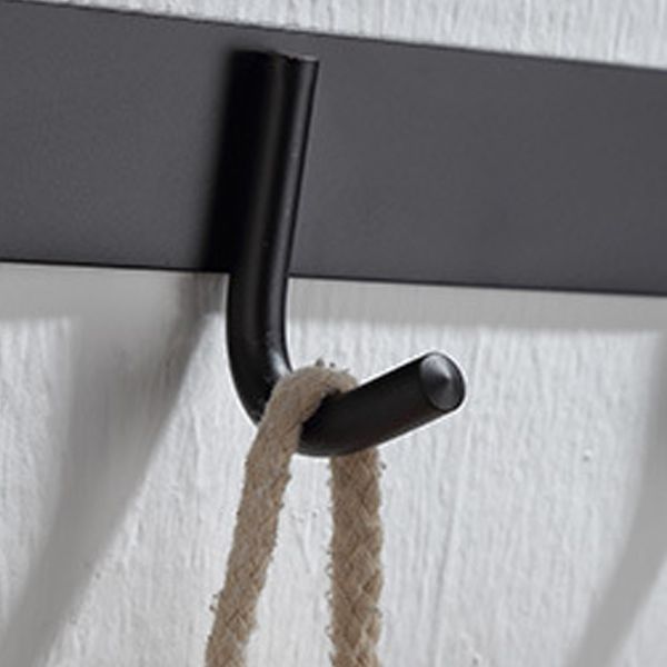 BowLift | Modern Bathroom Accessory Set Bath Shelf Towel Holder Matte Black Bath Hardware Set
