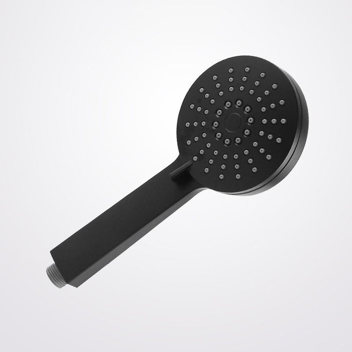BowLift | Contemporary Black Round Showerhead Combo Rain Shower Hand Shower