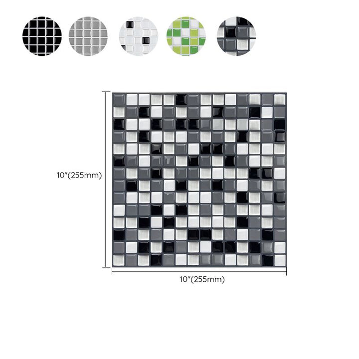BowLift | Square Peel & Stick Mosaic Tile Plastic Mesh Peel & Stick Mosaic Tile