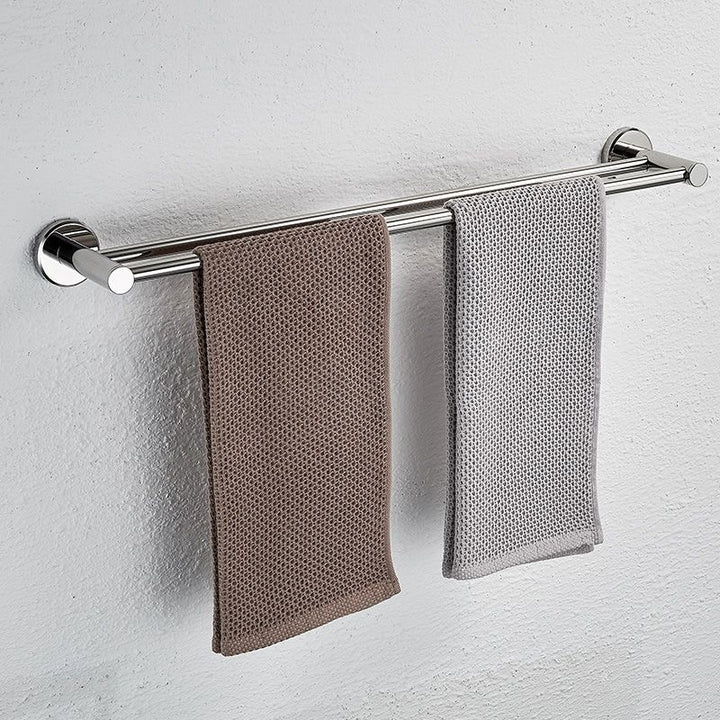 BowLift | Modern Steel Bathroom Accessory Set Silver Bathroom Accessory Kit