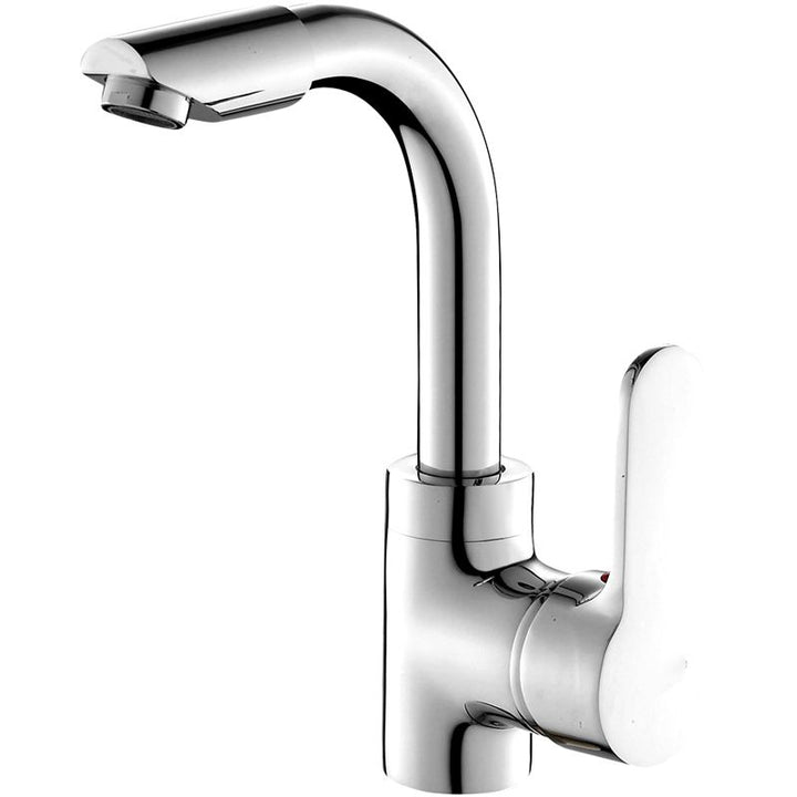 BowLift | Modern Bathroom Faucet Brass Lever Handle Washroom Bathtub Faucet
