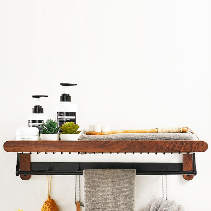 BowLift | Solid Wood Bathroom Accessories Set Foldable Metal Bathroom Accessories