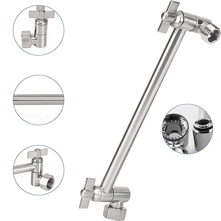 BowLift | Modern square shower head wall mount standard spray fixed shower