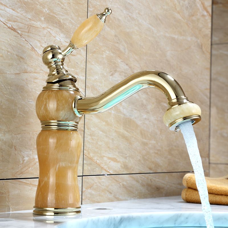 BowLift | Luxury Vessel Faucet Brass Lever Handles Low Arc Sink Faucet