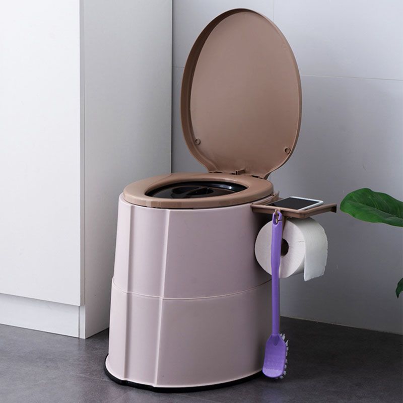 BowLift | Modern Flush Toilet Plastic Round Floor Mounted Toilet Bowl for Bathroom