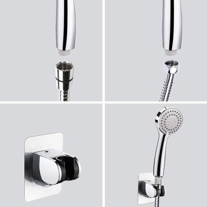 BowLift | Traditional Shower Head Simple Metal Round Handheld Shower