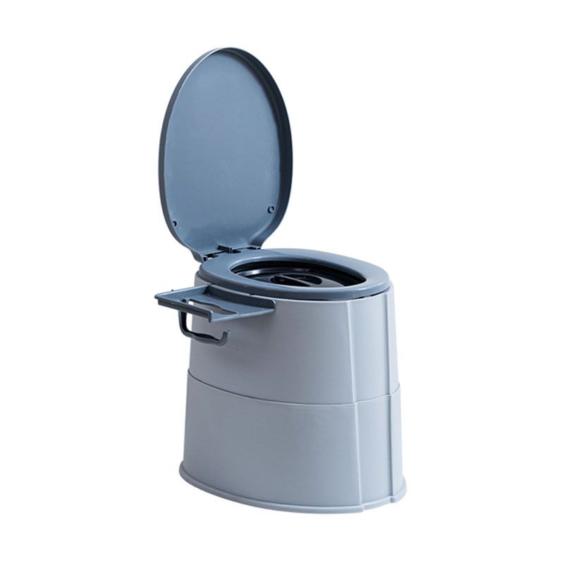 BowLift | Modern Flush Toilet Plastic Round Floor Mounted Toilet Bowl for Bathroom