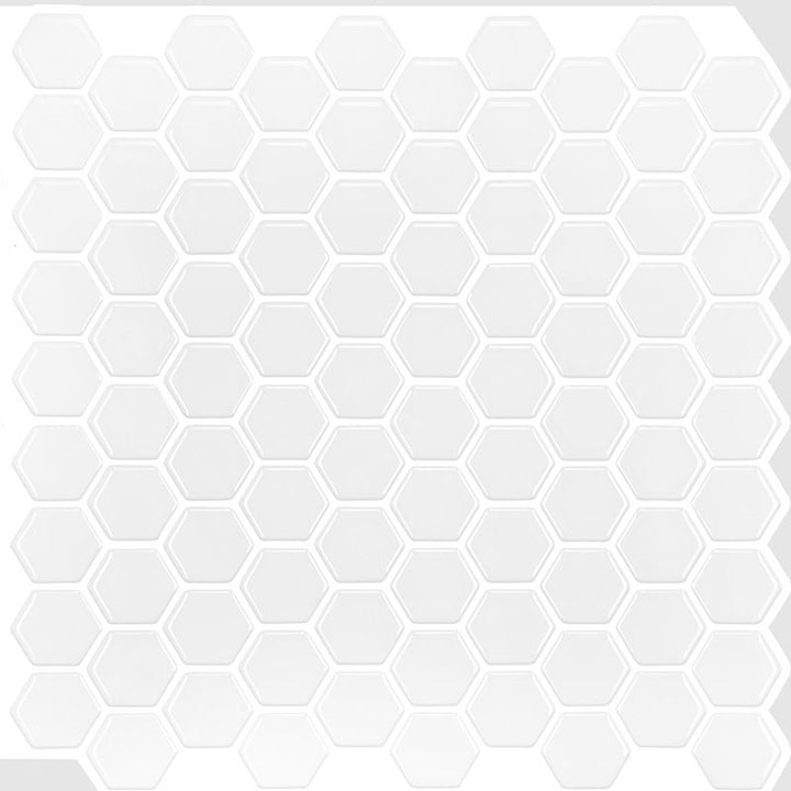 BowLift | Polygon Metal Peel and Stick Back Wall Tile PVC Peel and Stick Tile for the Kitchen