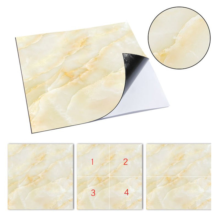 BowLift | Multi-Tonal Style Vinyl Plank Peel and Stick Porcelain Tile Look Vinyl Plank Flooring