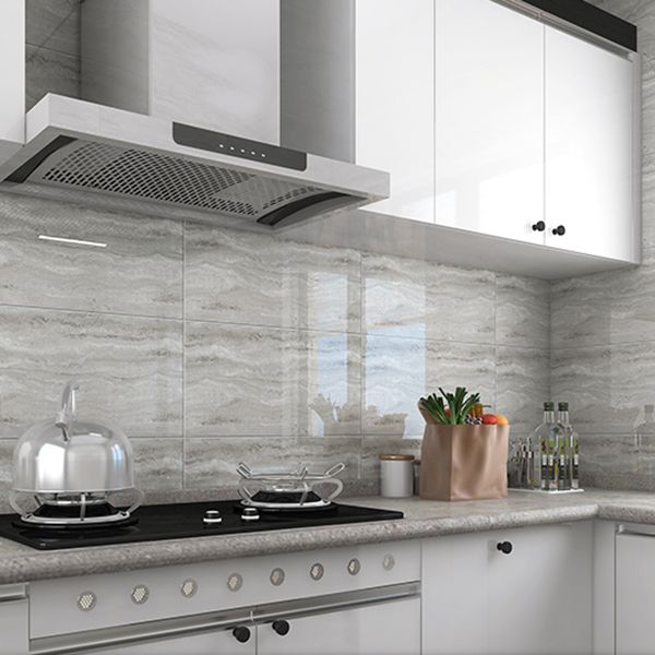 BowLift | Rectangular PVC 12" X 23" 6-Pack Peel and Stick Wall Tile Kitchen and Bathroom Back Splash