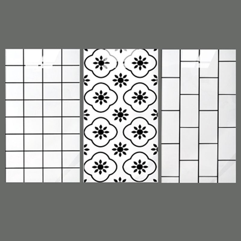 BowLift | Rectangular Peel-and-Stick Tiles PVC Single Tile for Kitchen and Bathroom