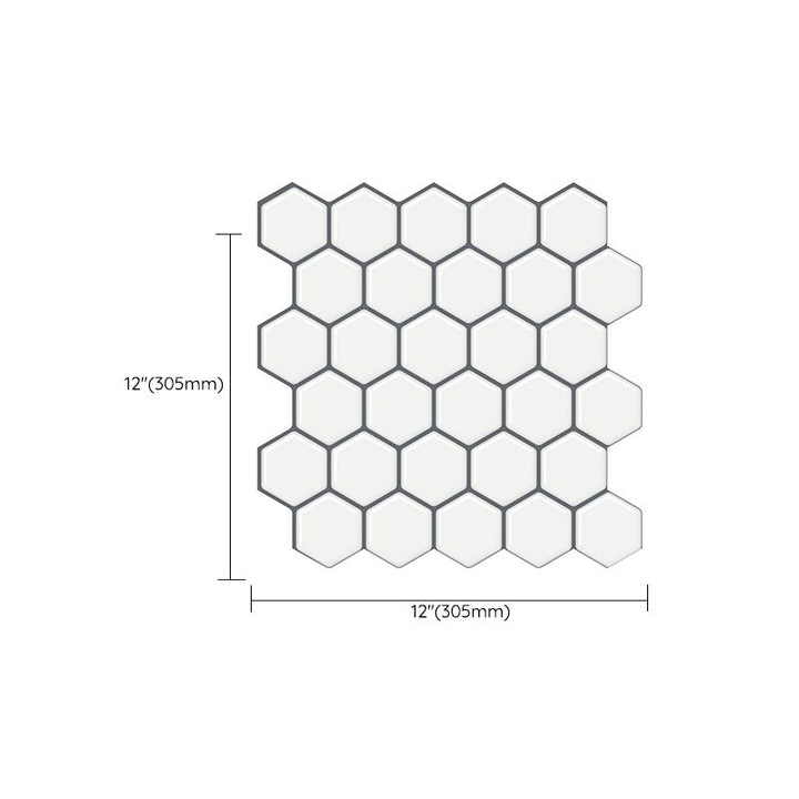 BowLift | Matte Square Peel & Stick Tile Stone Composite Subway Tile for Kitchen Backsplash