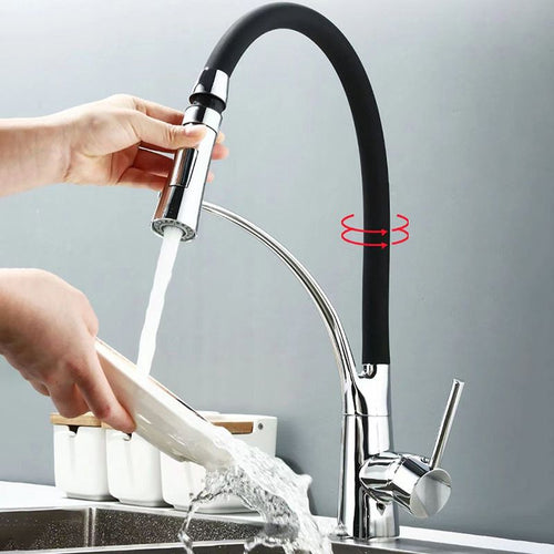 BowLift | Modern 1-Hand Faucets Copper Touchless with Water Dispenser Standard Kitchen Faucet