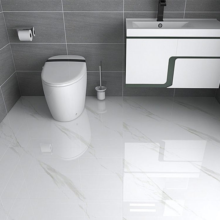 BowLift | Modern PVC flooring with marble pattern, Peel & Stick vinyl floor planks