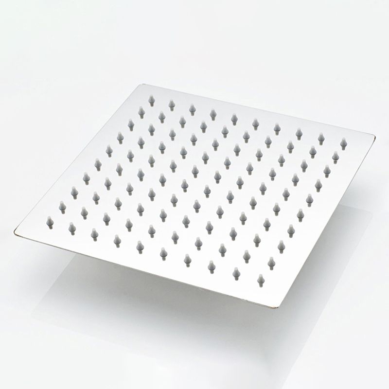 BowLift | Stainless Steel Square Shower Head Standard Spray Pattern Wall Mounted Shower Head