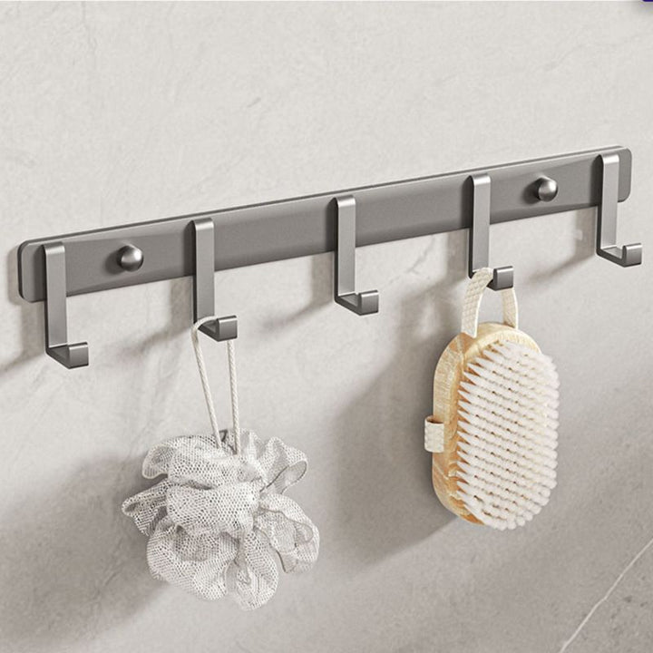 BowLift | Modern Bathroom Accessories Set Gray Towel Bar Bathroom Shelf Bathroom Hardware