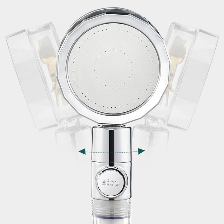 BowLift | Modern Shower Head Handheld Shower Head Plastic Wall Mount Round Shower Head Combo