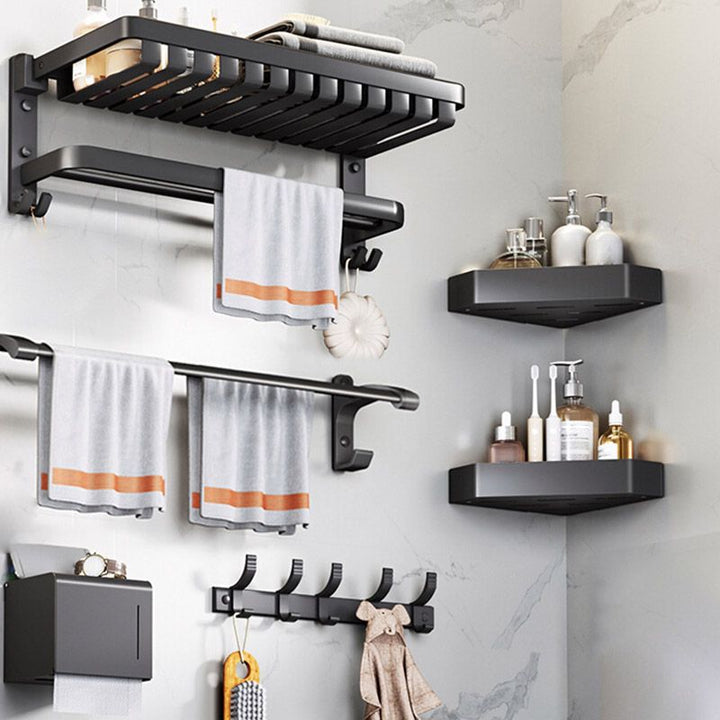 BowLift | Traditional black bathroom accessories single or in set