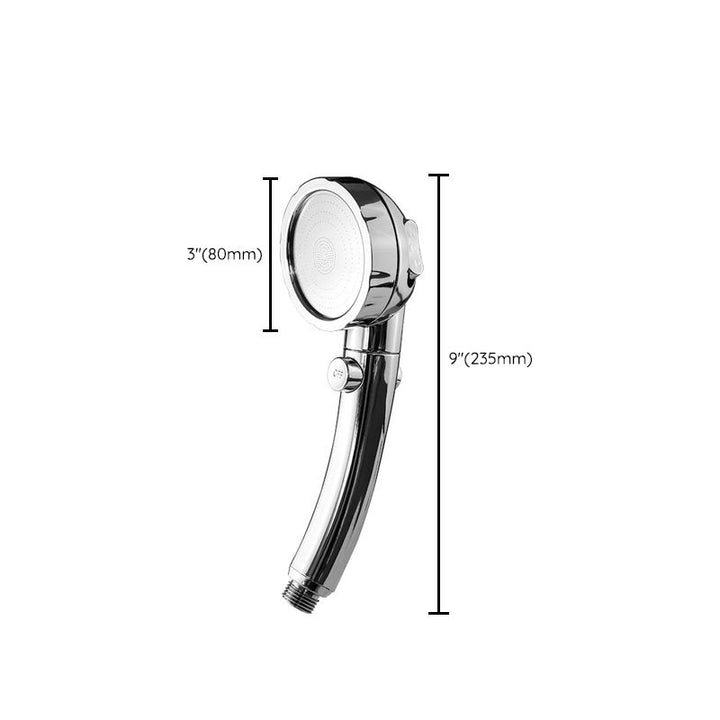 BowLift | Modern Handheld Showerhead 3 Streams Metal Round Showerheads