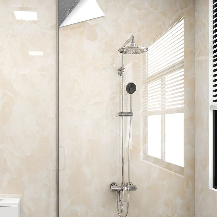 BowLift | Modern Peel/Stick Splash Guard Tiles PVC Wallpaper for Bathroom Splash Guard