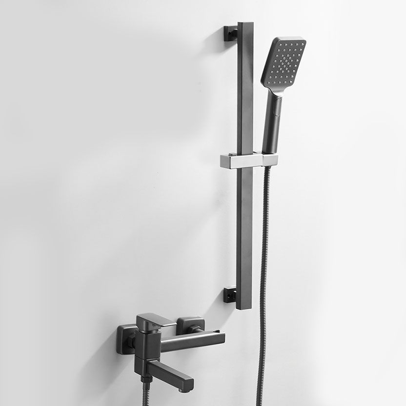 BowLift | Modern Bathtub Faucet Copper with Handheld Shower Wall-Mounted Bathtub Filler