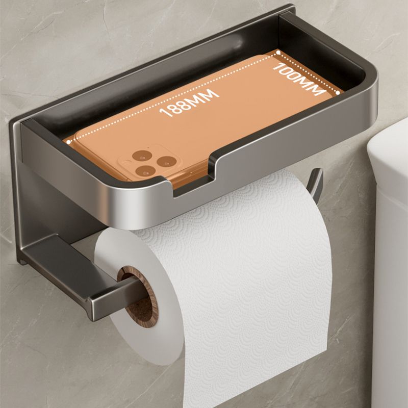 BowLift | Modern Style Aluminum Single Bathroom Accessory Set Paper Holder