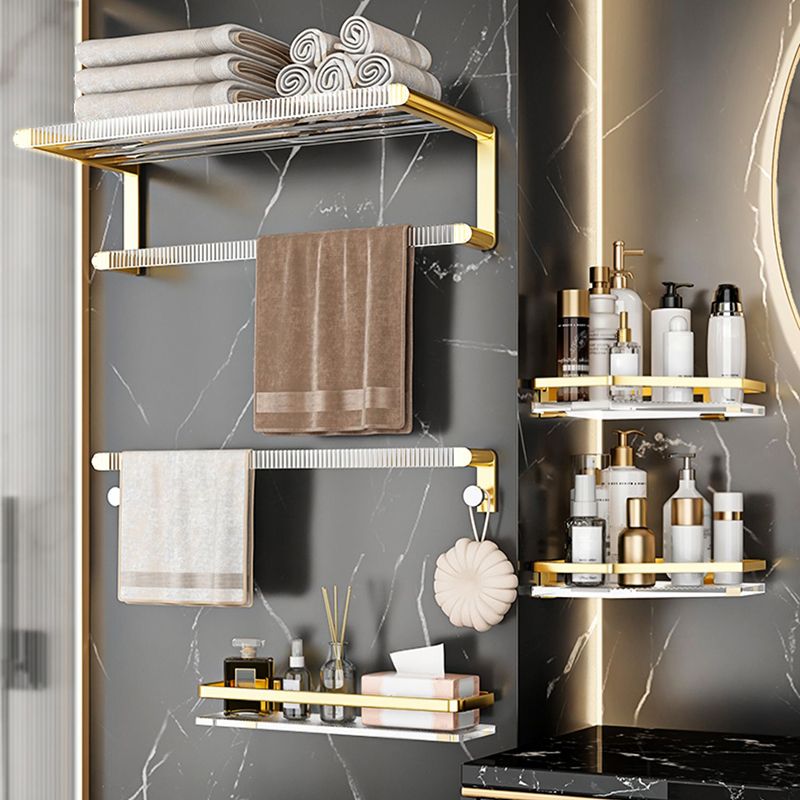 BowLift | Metal and Acrylic Bathroom Accessory Set Transparent Bathroom Accessories