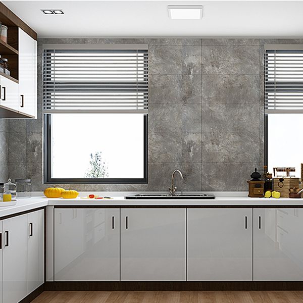 BowLift | Rectangular PVC 12" X 23" 6-Pack Peel and Stick Wall Tile Kitchen and Bathroom Back Splash
