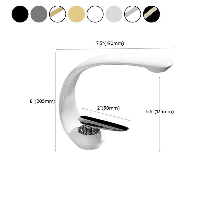 BowLift | Unique bathroom waterfall faucet brass sink tap
