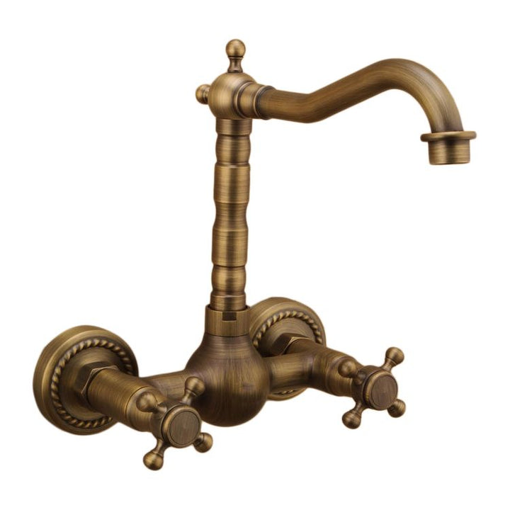 BowLift | Traditional Wall-Mounted Copper Clawfoot Bathtub Faucet Trim Low Arc Clawfoot Bathtub Faucet
