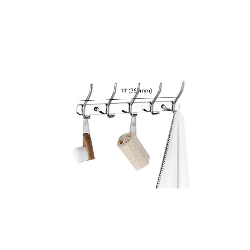 BowLift | Modern Bathroom Set with Bathroom Shelf/Towel Bar Polished Chrome Bathroom Accessory Set