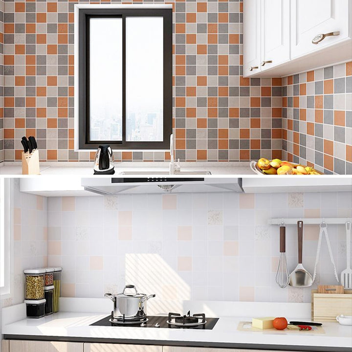 BowLift | Modern mosaic tiles waterproof peel-and-stick tiles over tiles for the kitchen