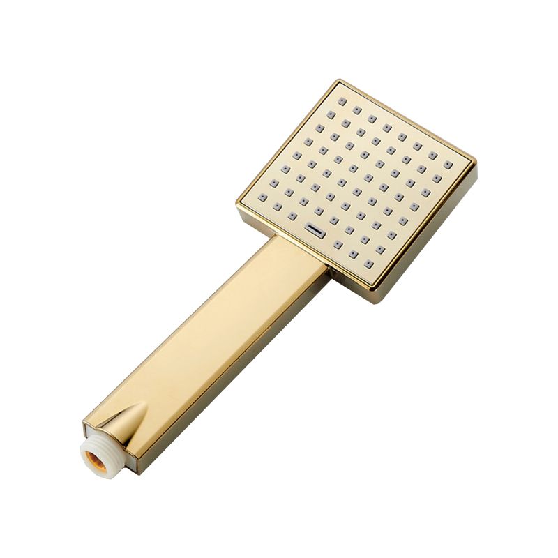BowLift | Contemporary Shower Head Square Golden Bathroom Handheld Shower
